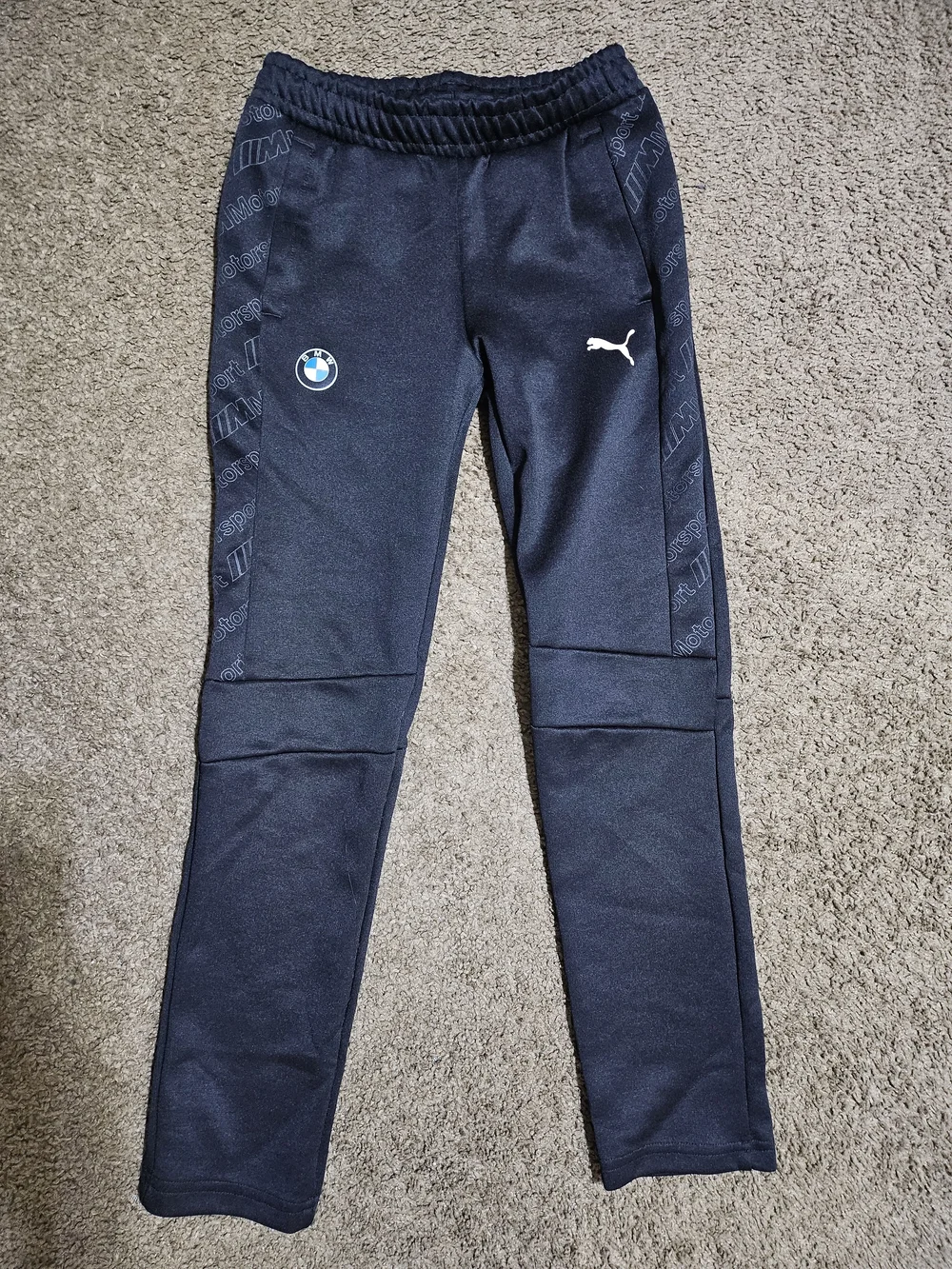Puma x BMW Motorsport Black Track Jacket & Pants Set Big Kids Size M - Picture 4 of 11